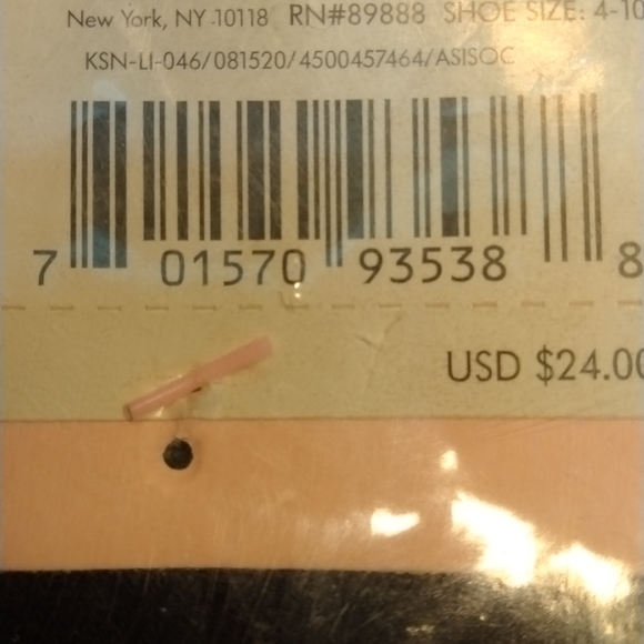 Kate Spade Barre socks NEW 2 pair - Picture 3 of 3